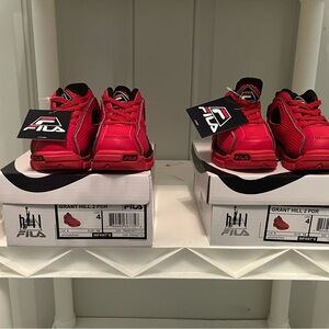 Fila Kids Vibrant Red Sneakers